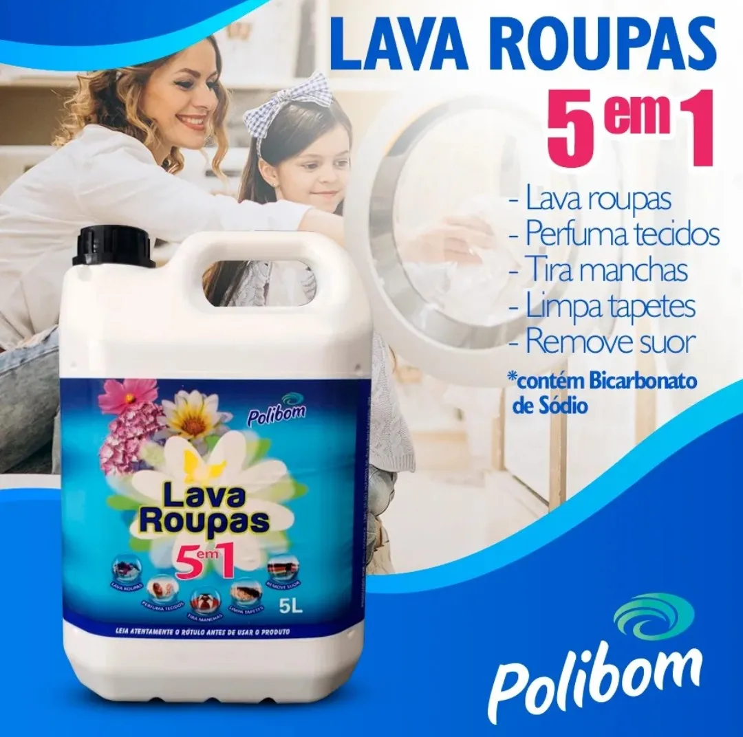 Lava roupa 5 em 1 , 5lt