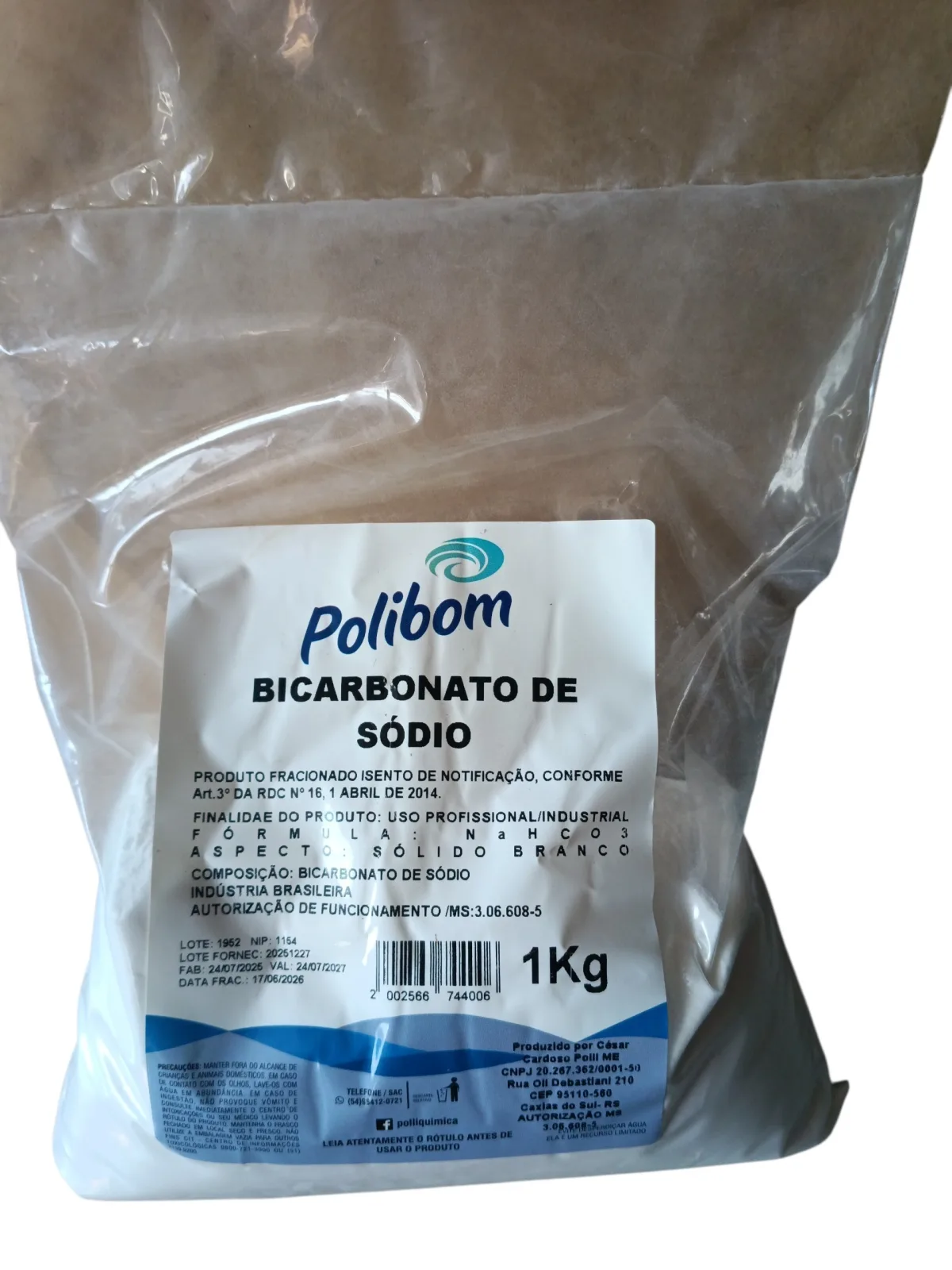Bicarbonato 1kg