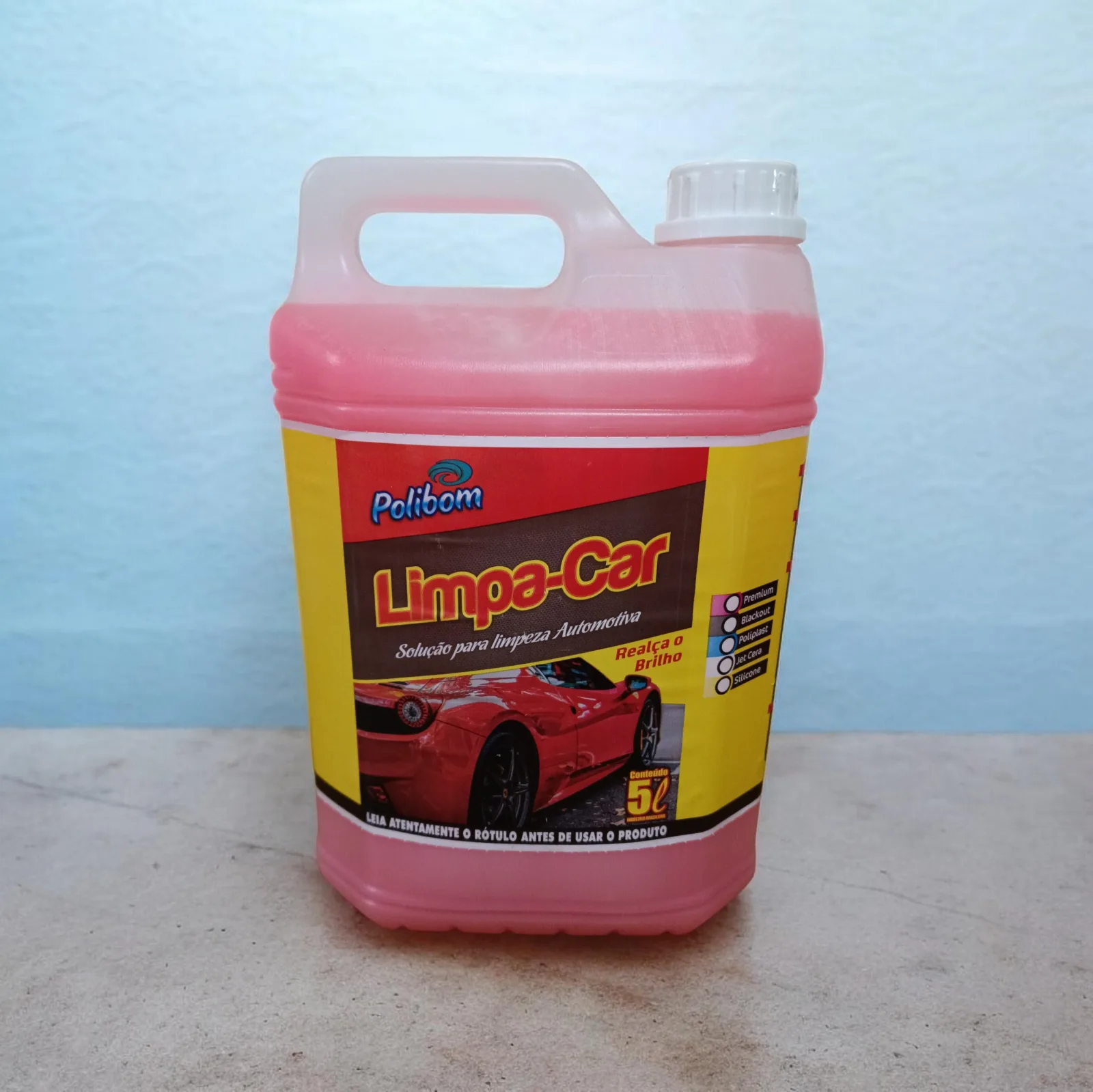 Lava carro com cera carnaúba 5lt polbom